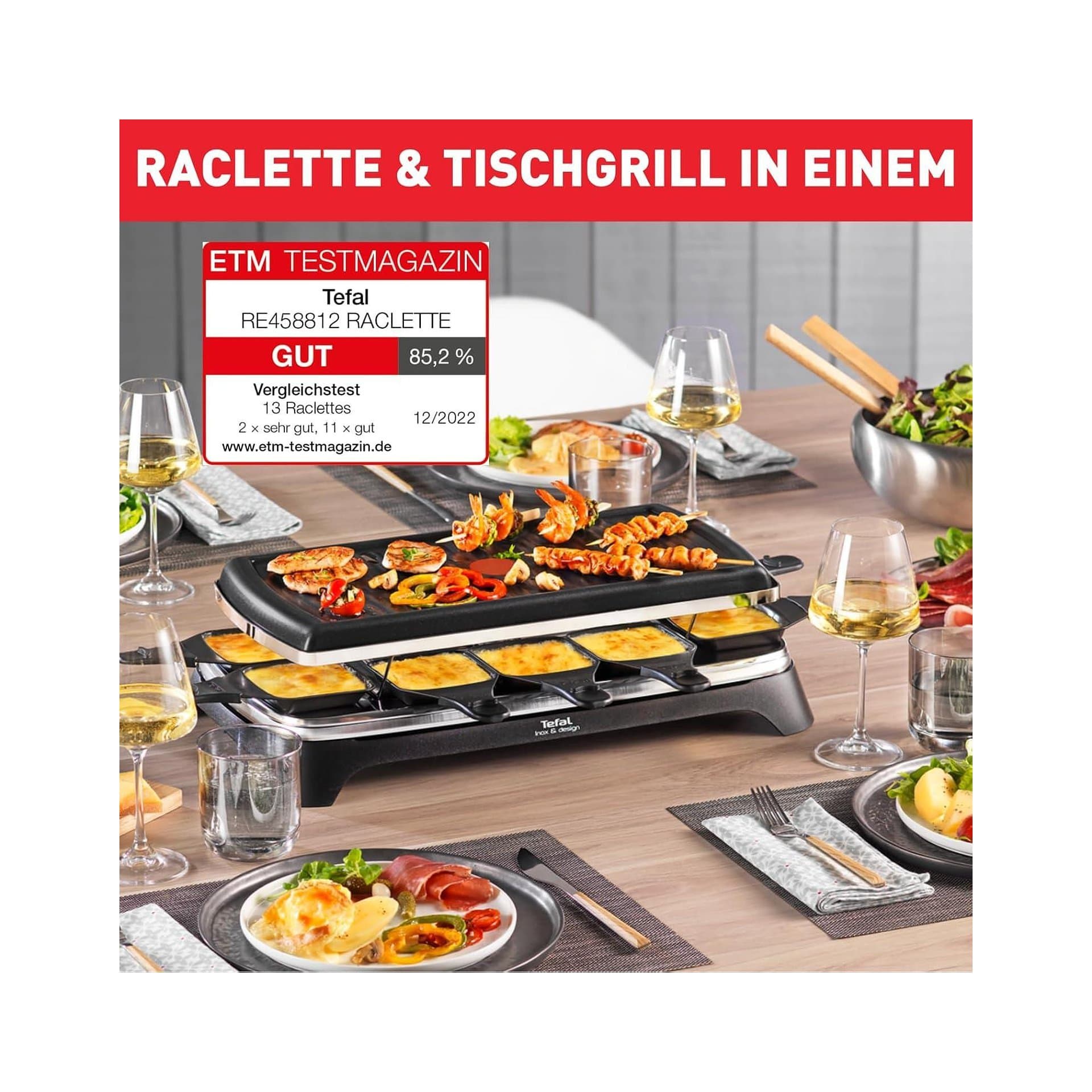 Раклет грил - Tefal Ambiance RE4588 1350 W 10 човека 8