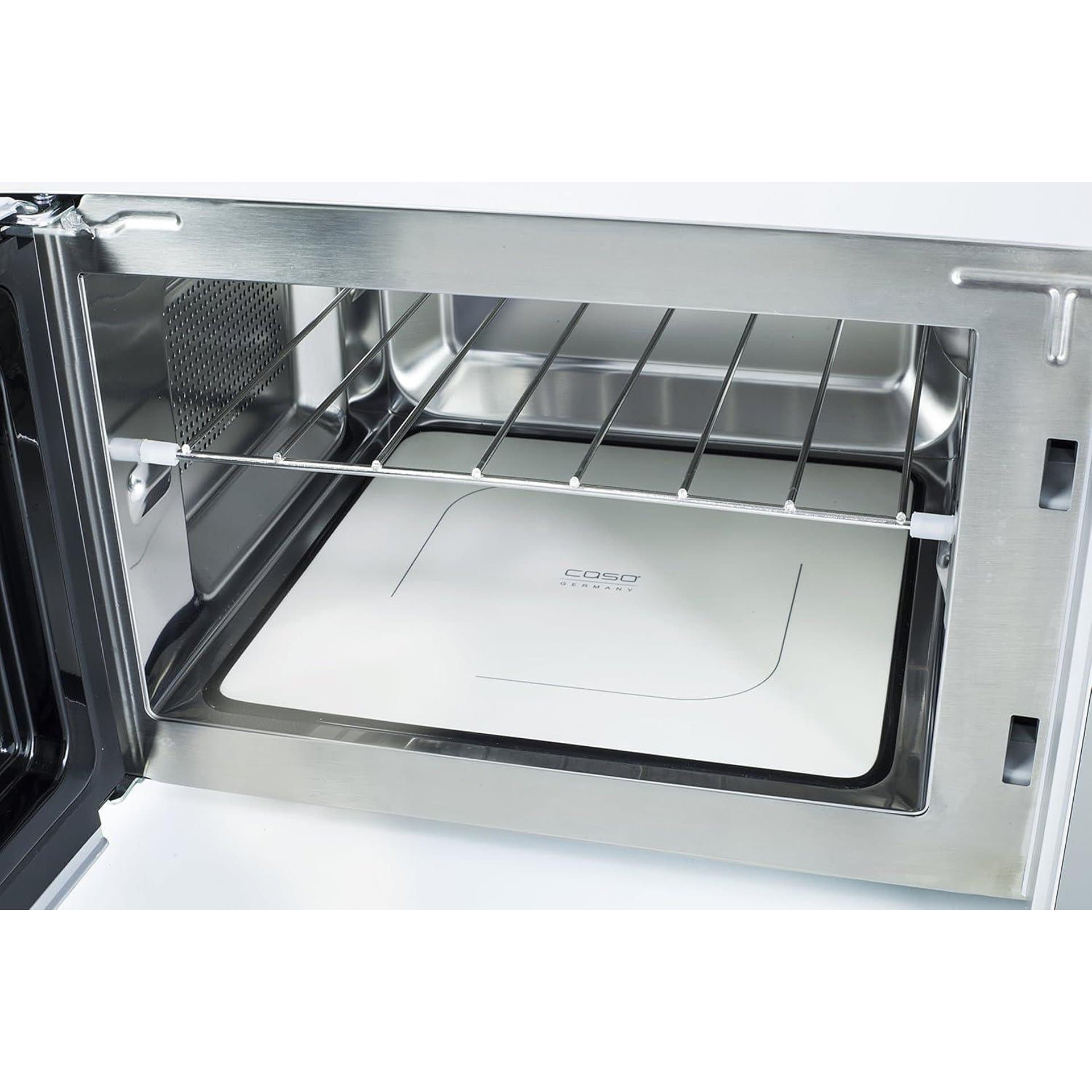 Микровълнова фурна с грил - CASO MG20 Ceramic menu 2 in 1 900 W 1000 W грил 20 L неръждаема стомана 7