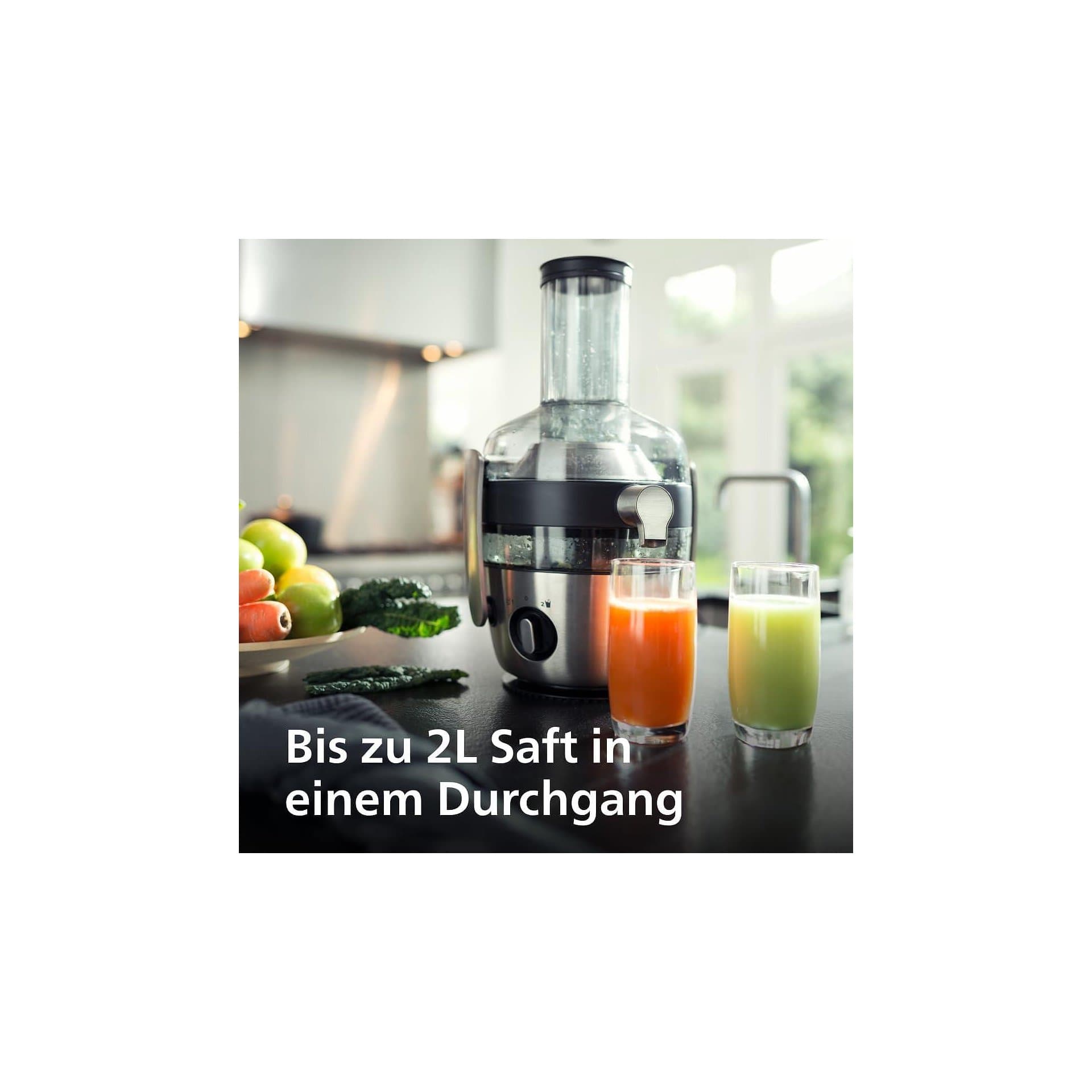Сокоизстисквачка – Philips HR1921/20 3000 Series, 1100W, XXL отвор 80mm, FibreBoost, QuickClean, 2.1L капацитет 5