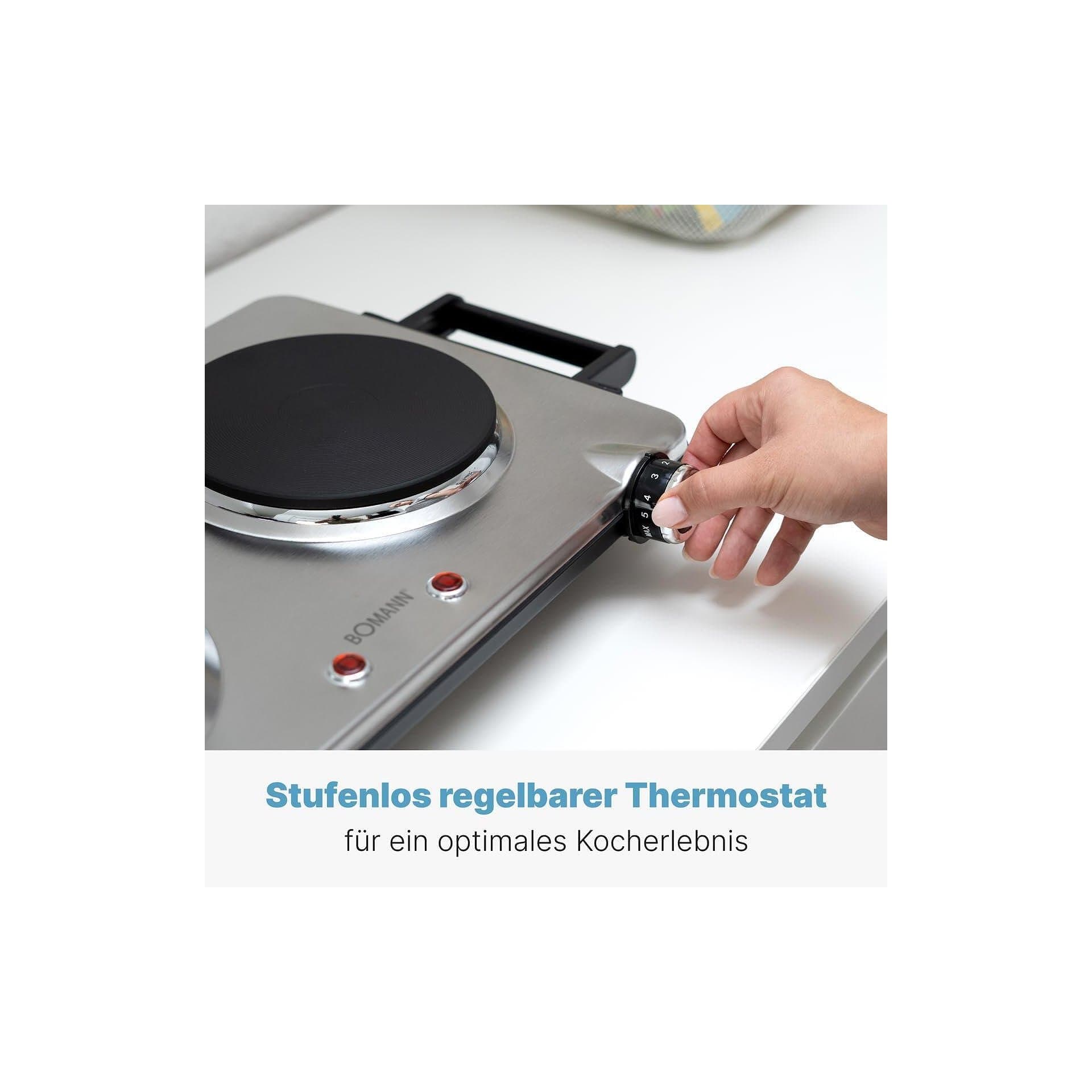 Електрически котлон - Bomann DKP 5033 CB 2500 W двоен 6