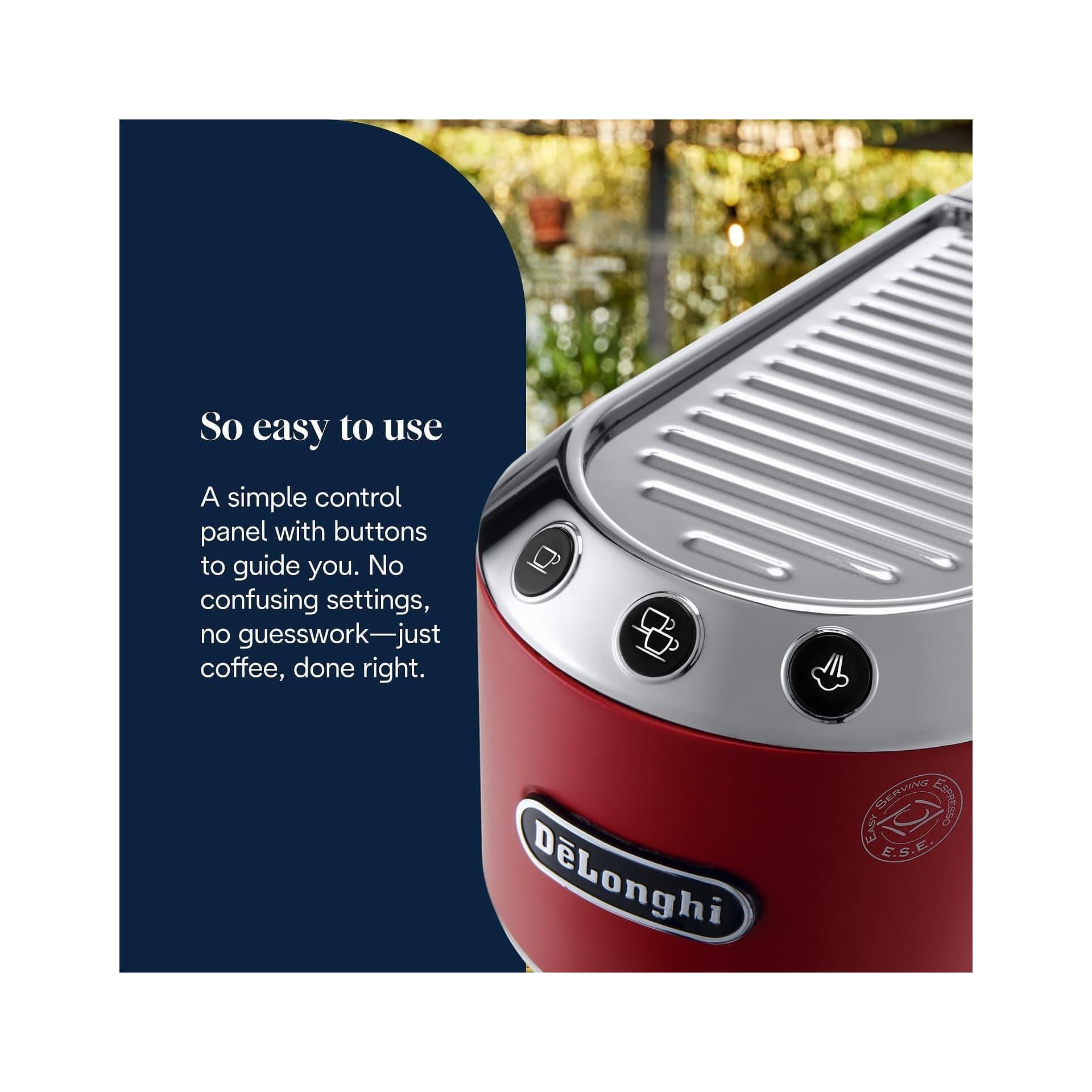 Кафемашина - DeLonghi EC685 R Dedica Style 15 bar компактна 3