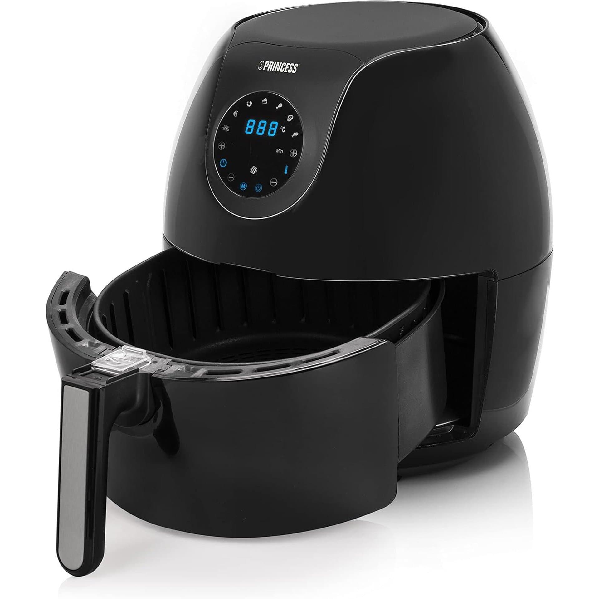 Фритюрник с горещ въздух – Princess Aerofryer XXL 182050 – 5.2L, 1700W, 7 програми, дигитален тъчскрийн, черен 7