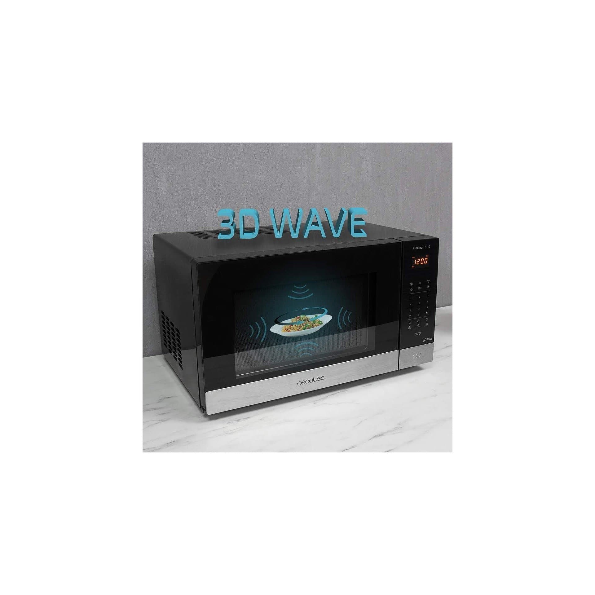 Микровълнова фурна с грил - Cecotec Pro Clean 6110 800 W 1000 W грил 23 L 8 програми 3