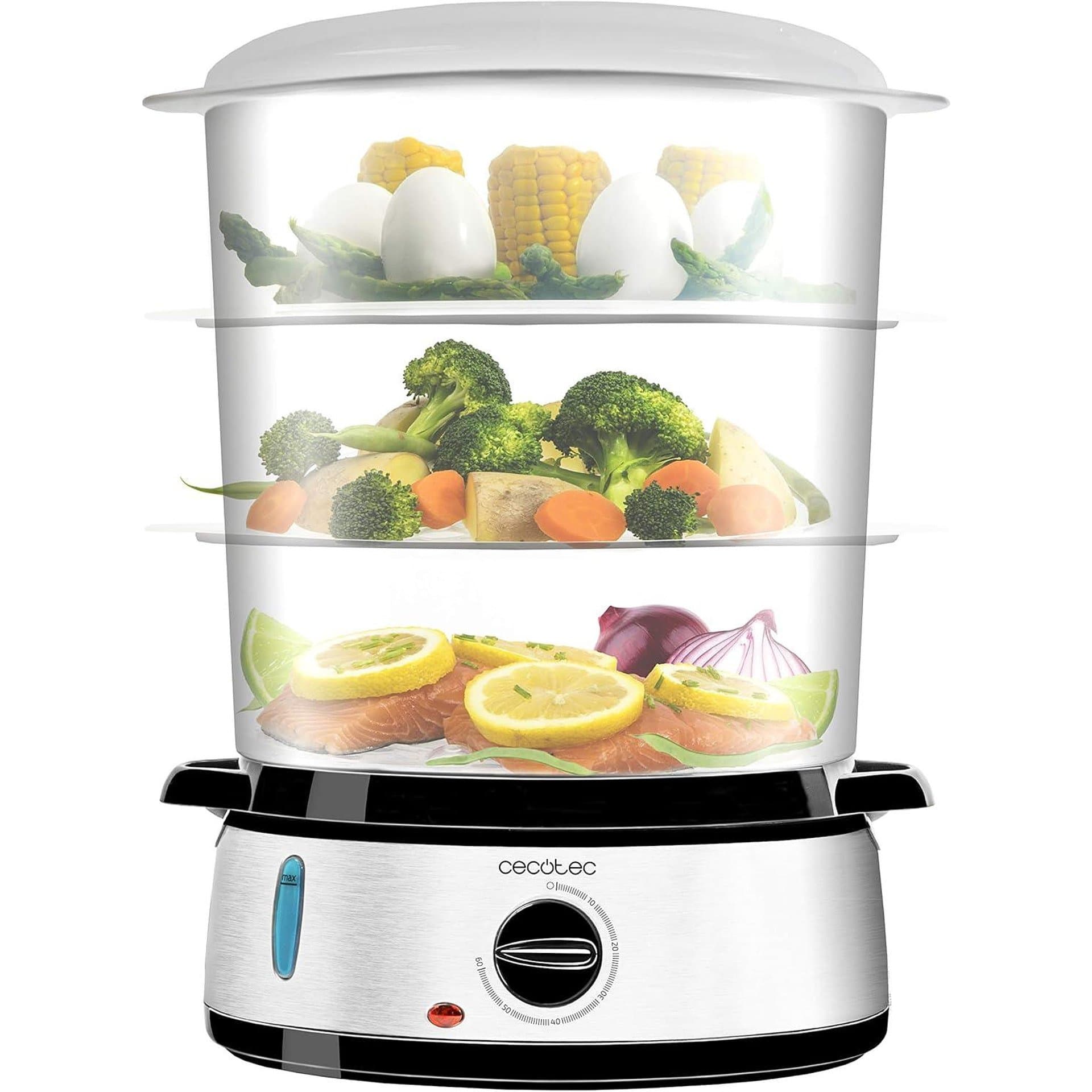 Уред за готвене на пара - Cecotec Vapovita 3000 Inox 800 W 9 L