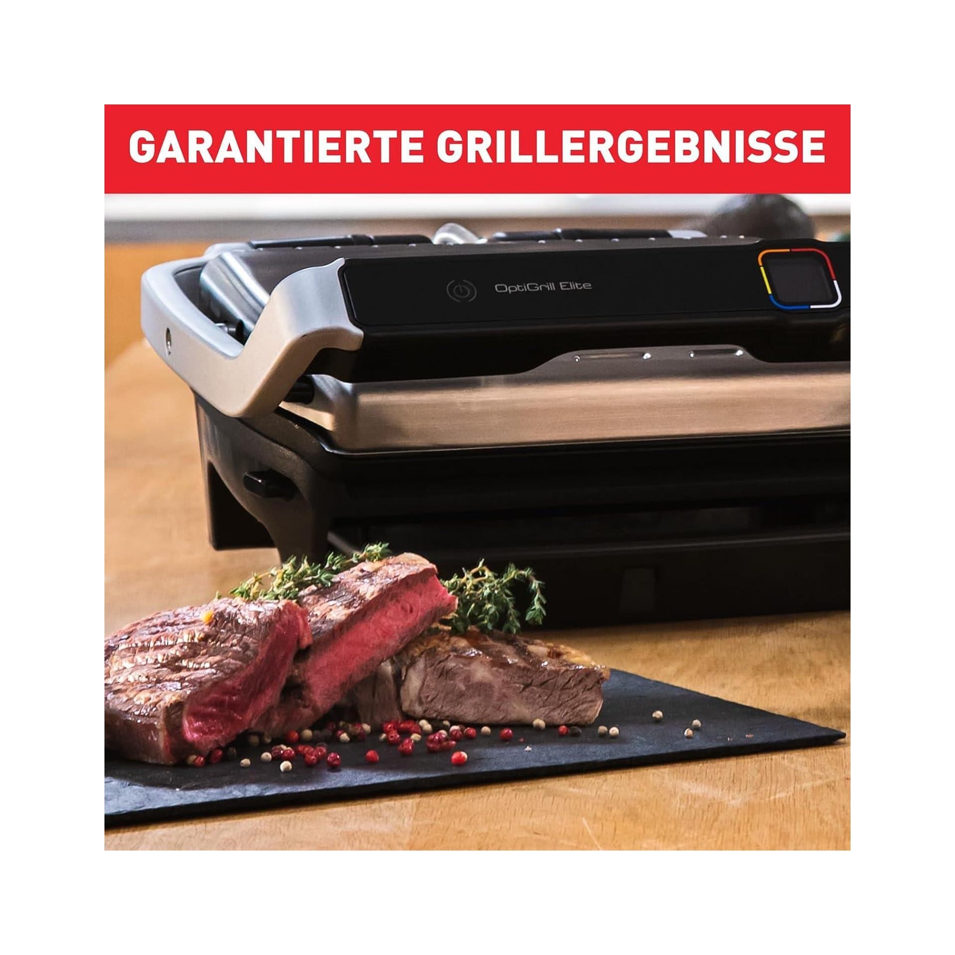Електрически контактен грил - Tefal GC750D16 OptiGrill Elite 2000 W автоматични програми 5