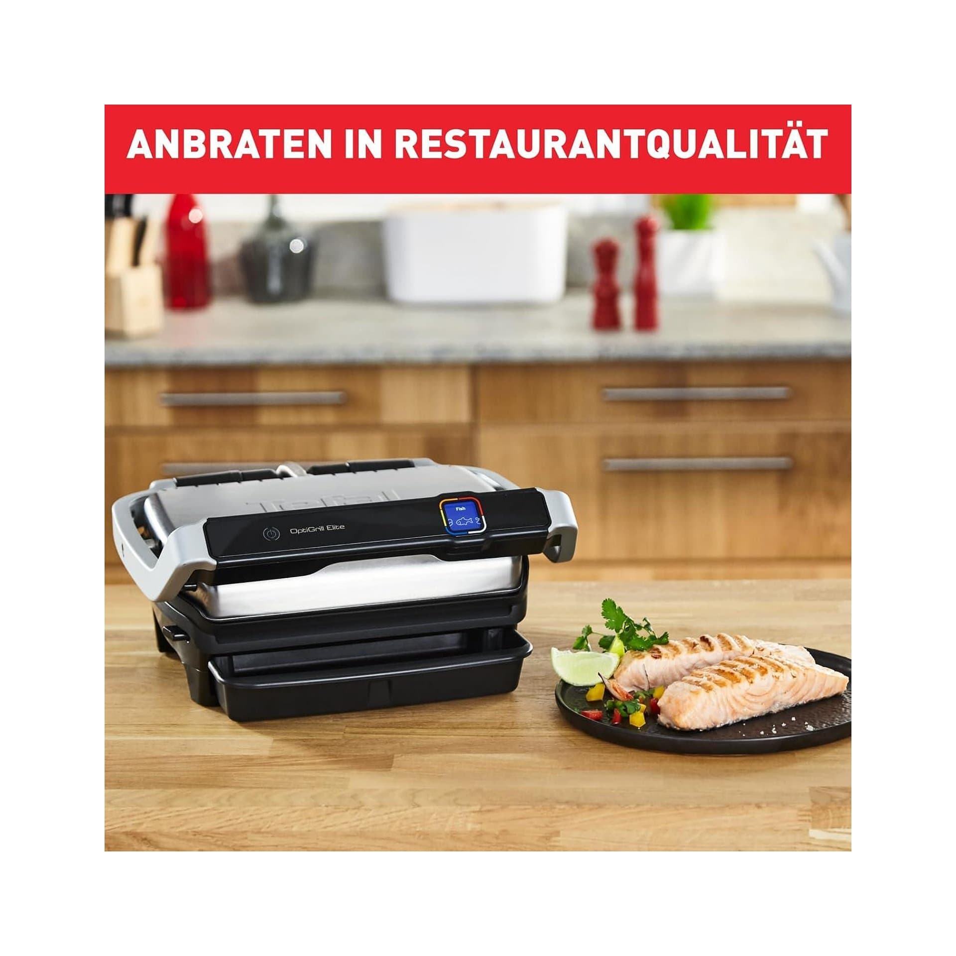 Електрически контактен грил - Tefal GC750D16 OptiGrill Elite 2000 W автоматични програми 6