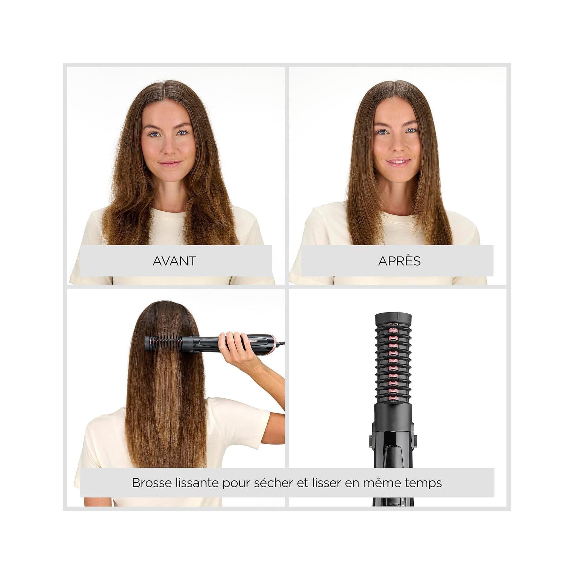 Четка за коса с горещ въздух - BaByliss AS126E 2 температури студен въздух 5
