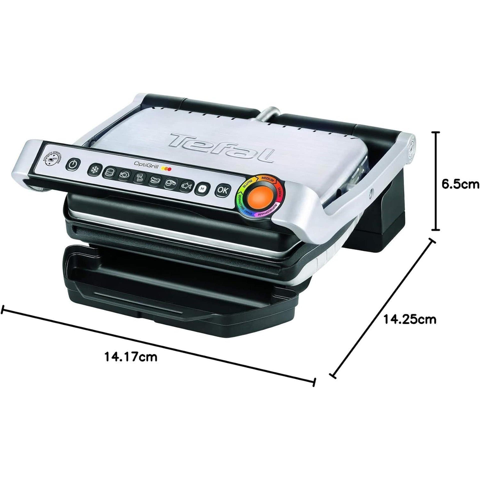 Електрически контактен грил - Tefal OptiGrill GC705D16 6 програми неръждаема стомана 2