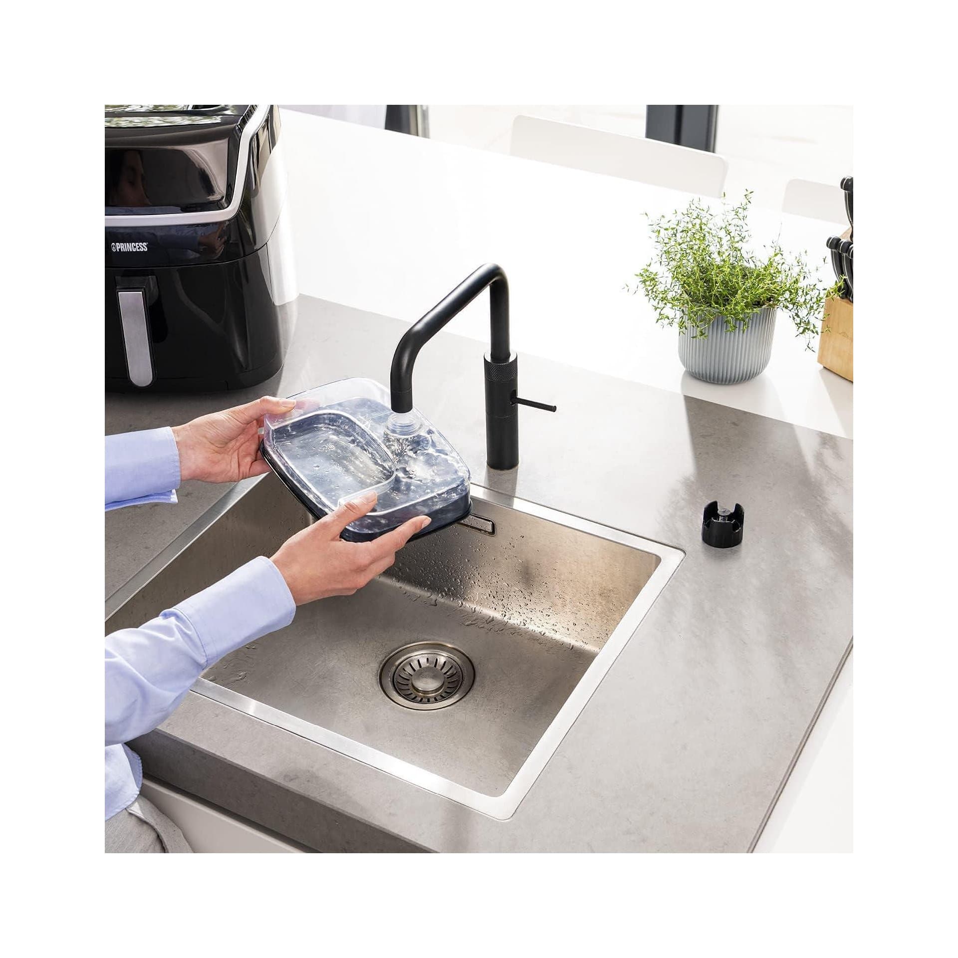 Фритюрник с горещ въздух - Princess 182080 2-в-1 с пара, 6,5 L, 1700 W, 8 програми 6