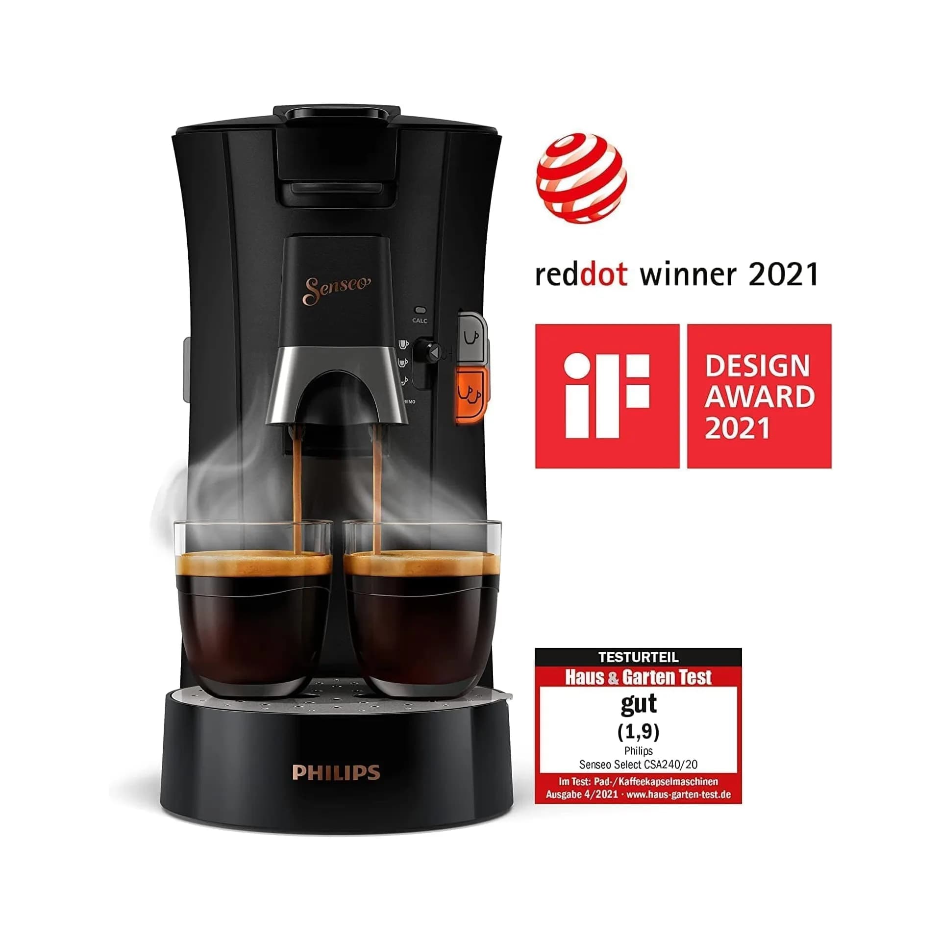 Кафемашина за дози - Philips Senseo Select CSA240 60 2