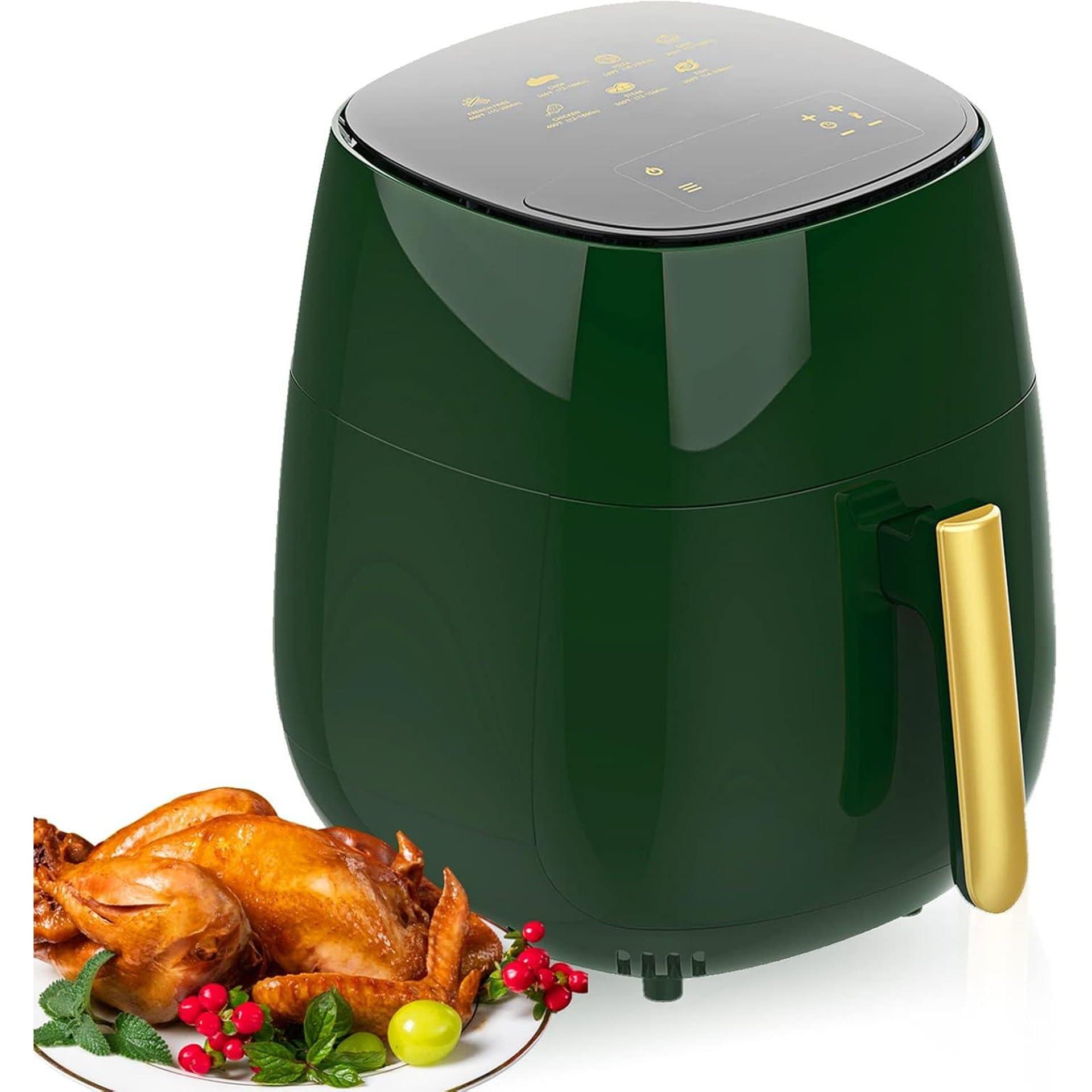 Фритюрник с горещ въздух 4.5L 1400W дигитален дисплей 4