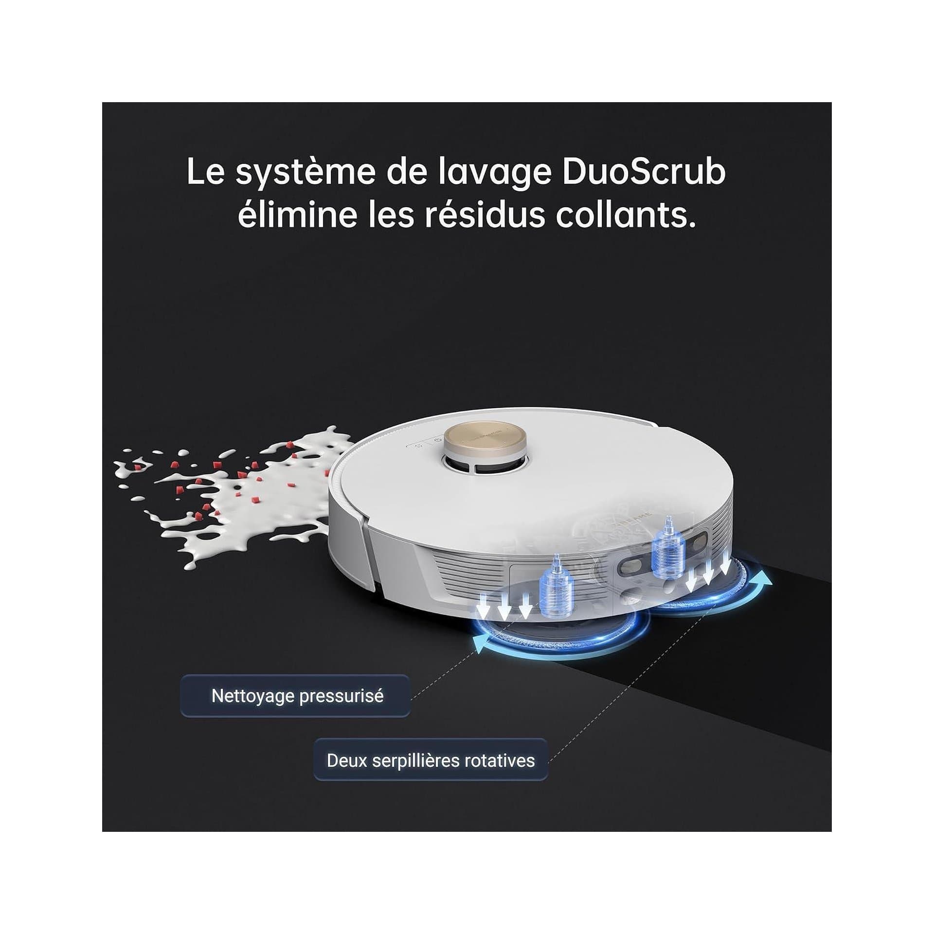 Робот прахосмукачка и моп – Dreame L20 Ultra, 7000 Pa, автоматична станция, AI навигация 5