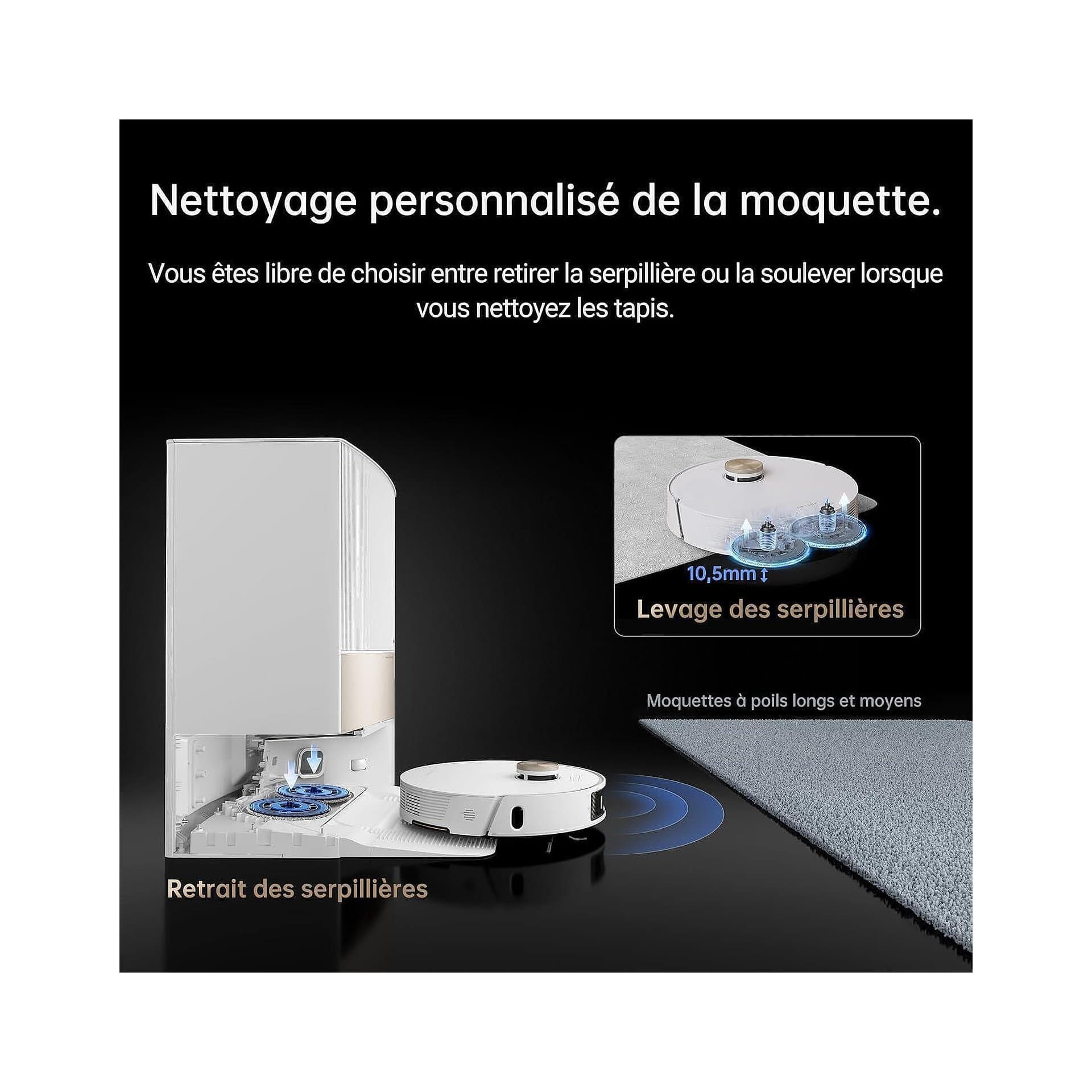 Робот прахосмукачка и моп – Dreame L20 Ultra, 7000 Pa, автоматична станция, AI навигация 5