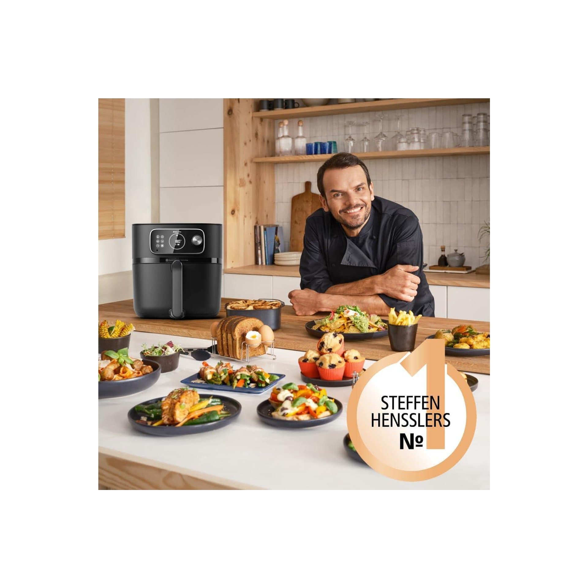 Фритюрник с горещ въздух - Philips HD9876 90 Series 7000 8.3 L 2000 W 4