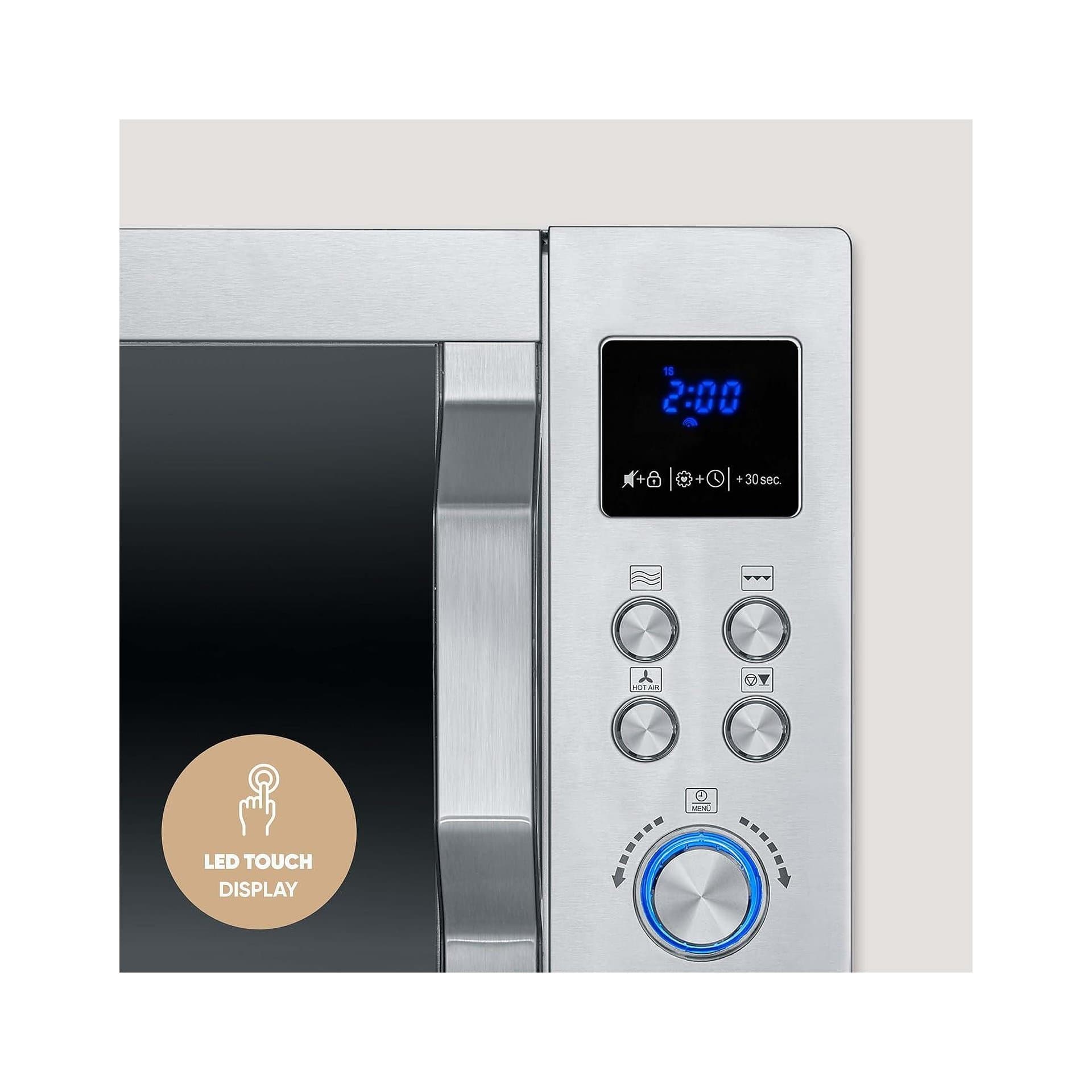 Микровълнова фурна - Severin MW 7982 25 л 2150 W с грил и hot air функция, 10 степени, автоматични програми, инокс 4