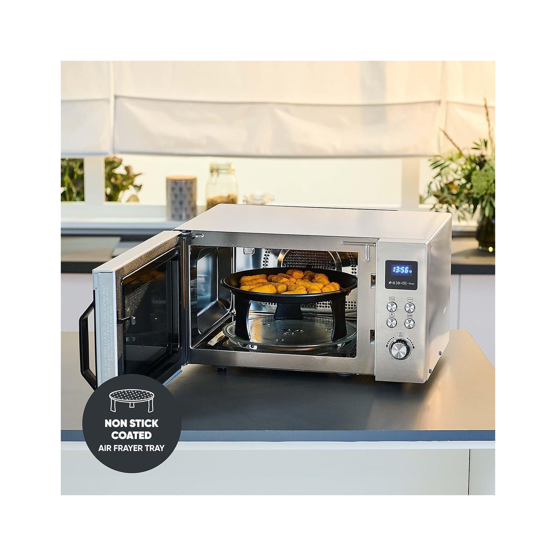 Микровълнова фурна - Severin MW 7982 25 л 2150 W с грил и hot air функция, 10 степени, автоматични програми, инокс 5