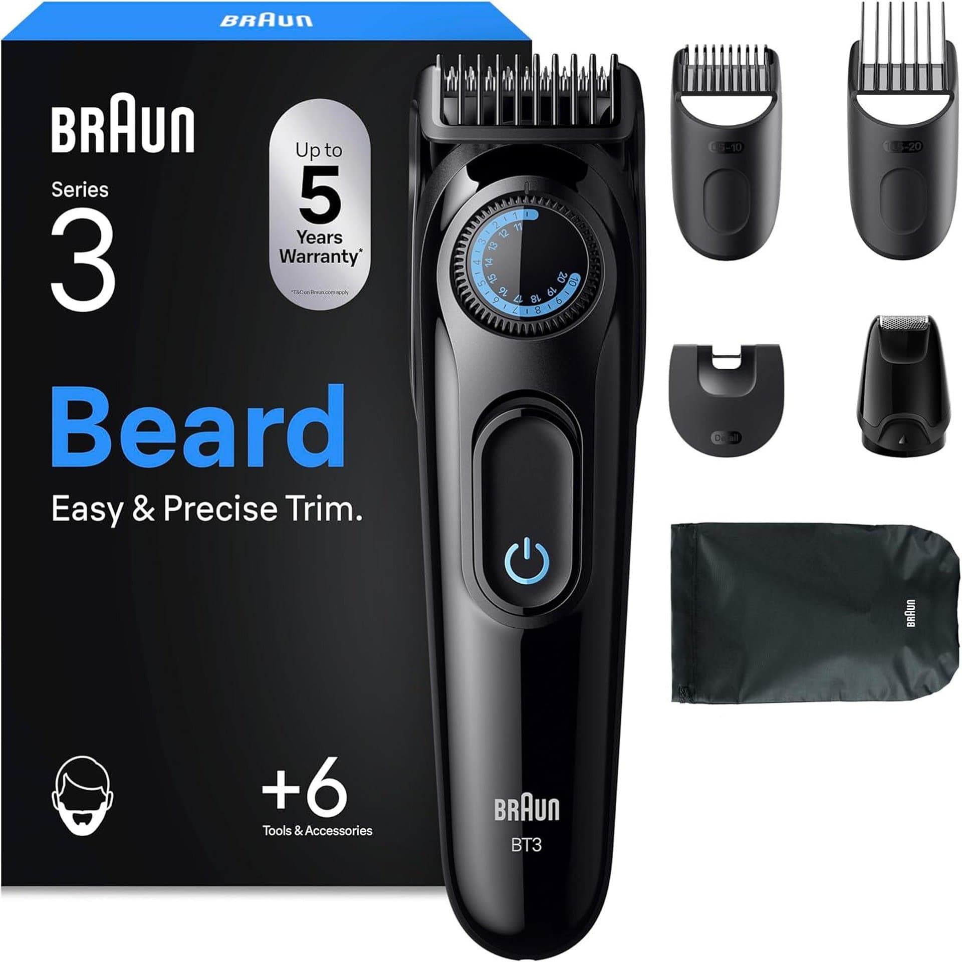 Тример за брада - Braun Series 3 BT3565 40 дължини водоустойчив 6