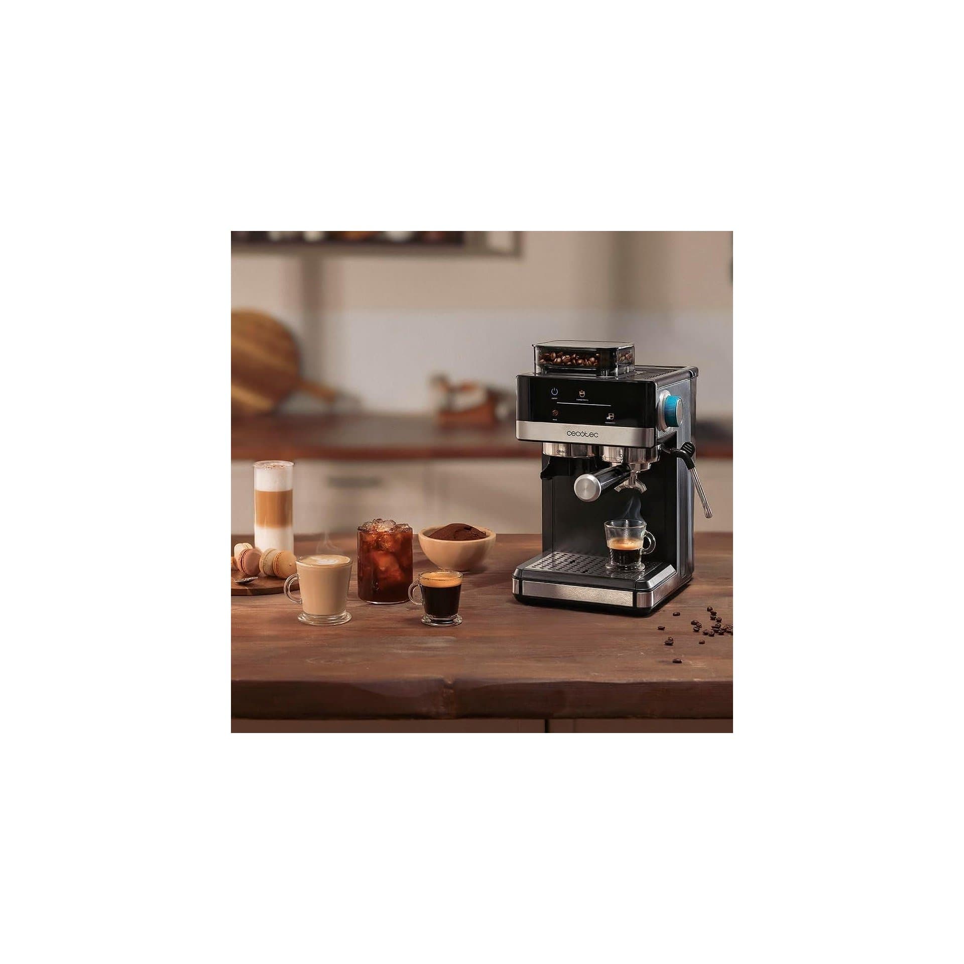 Кафемашина за еспресо - Cecotec Power Espresso 20 Grind 1350 W 20 bar мелачка 1.7 L 6