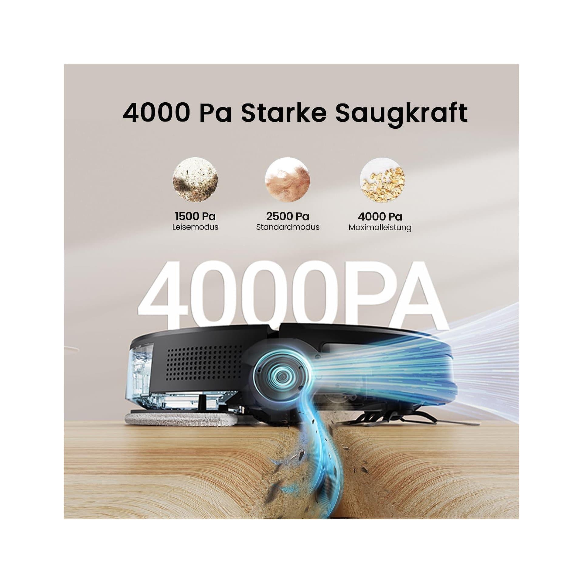 Робот прахосмукачка - Vexilar W7 3 в 1 4000 Pa сухо и мокро почистване 2