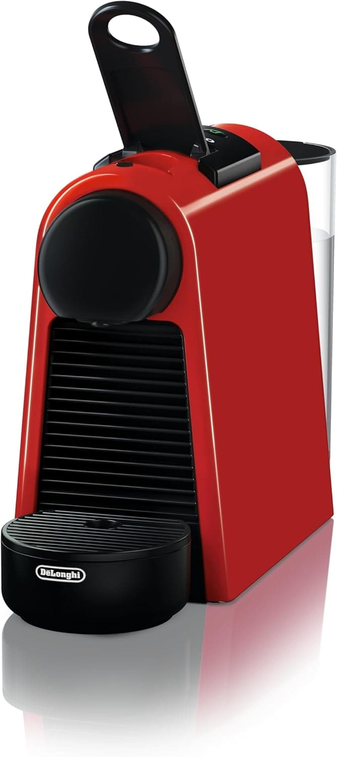 Капсулна кафемашина - Nespresso DeLonghi Essenza Mini EN85.R компактна червена